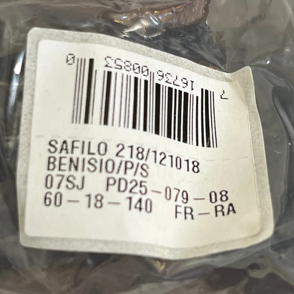 New Banana Republic Benisio Sunglasses Men 60mm Black Polarized Metal Aviator - Picture 2 of 12